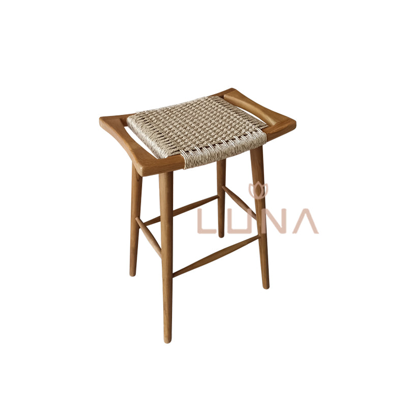 SOPHIA - Teak Wood Bar Stool / Chair