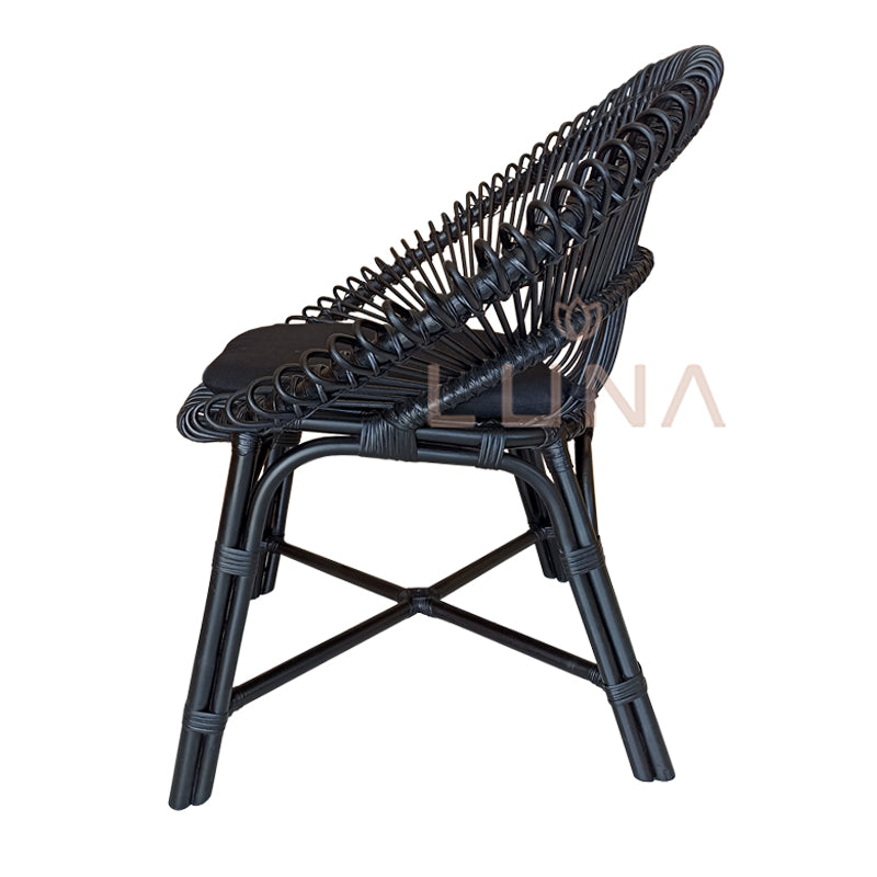 BLACK EGG - Rattan Lounge Chair