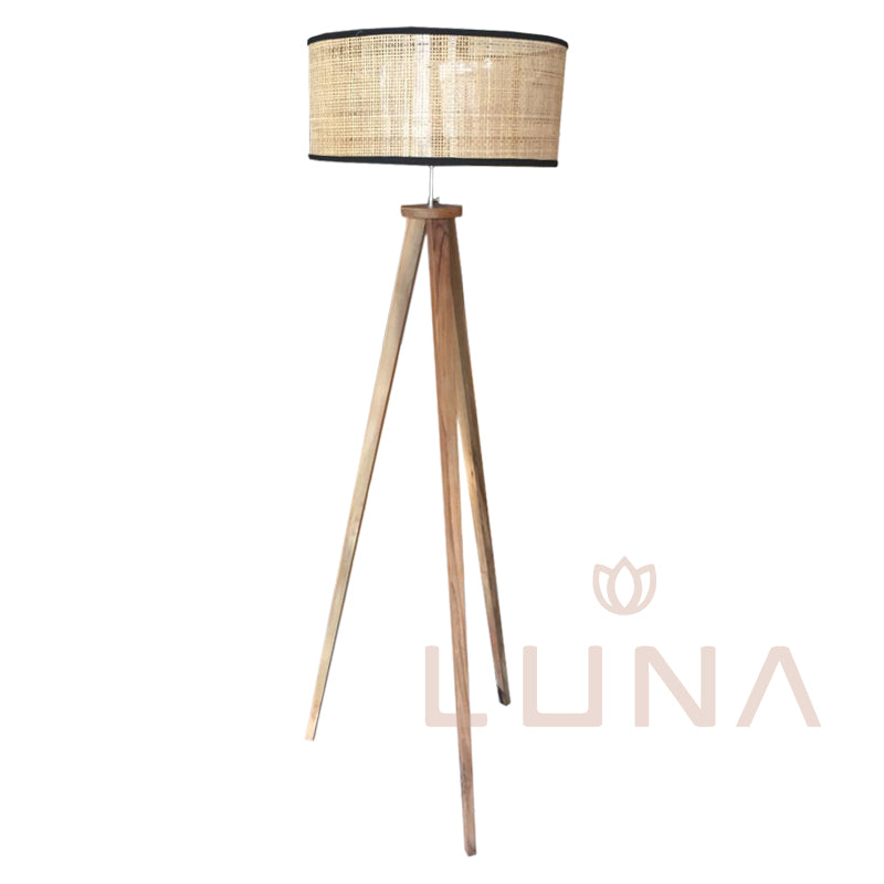 SITARA - Teak Wood Floor Lamp