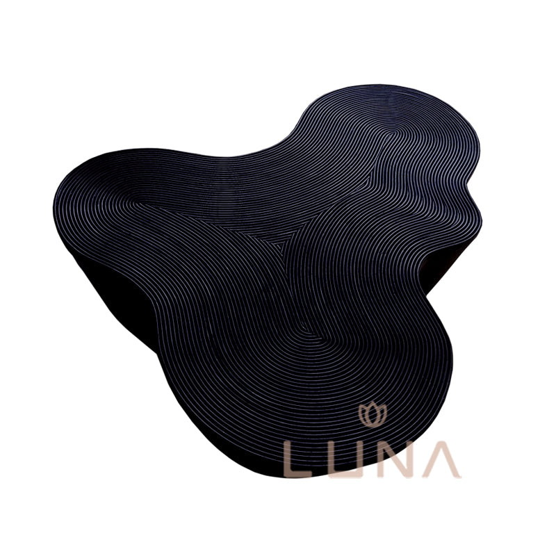 BLACK WAVE - Rattan Coffee Table