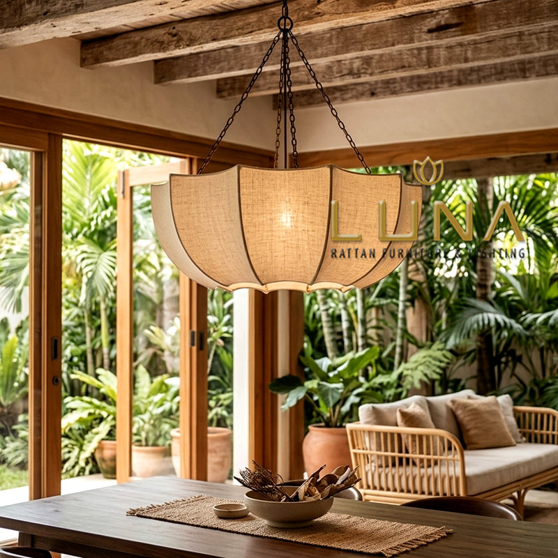 ANNETTE - Linen Lamp Shade - Lights