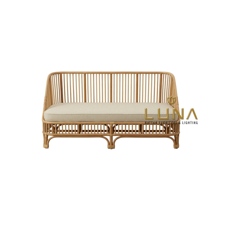 Birgitta Rattan Daybed, front view