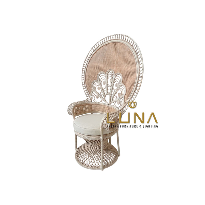 BULBUL - Peacock Rattan Chair