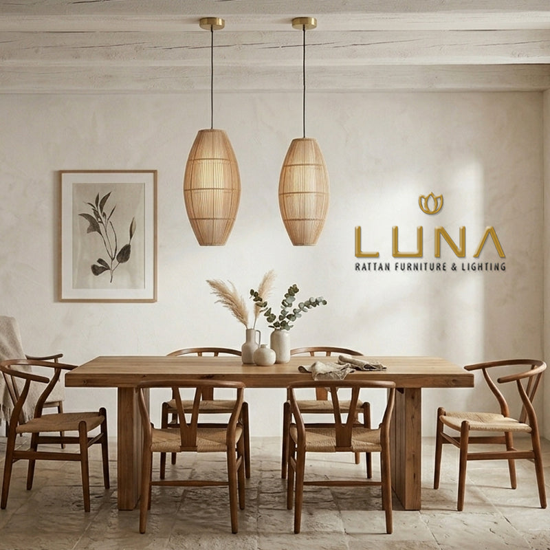 MARIKA- Rattan Pendant Lights