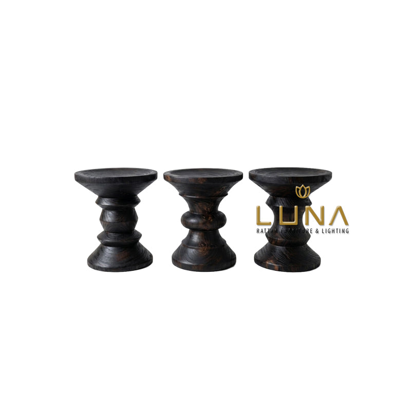MIZARU - Solid Wood Stool