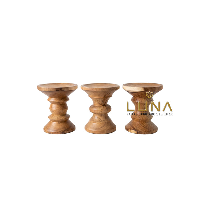 MIZARU - Solid Wood Stool