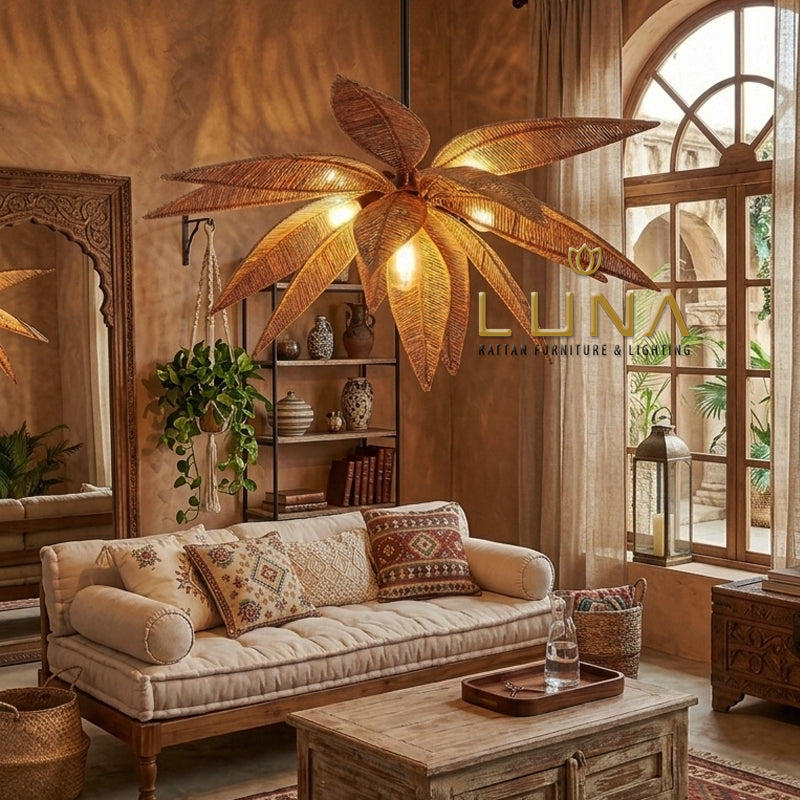 PALM SENDIT - Rattan Pendant Lamp
