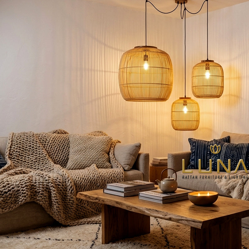 JAR - Rattan Pendant Lights