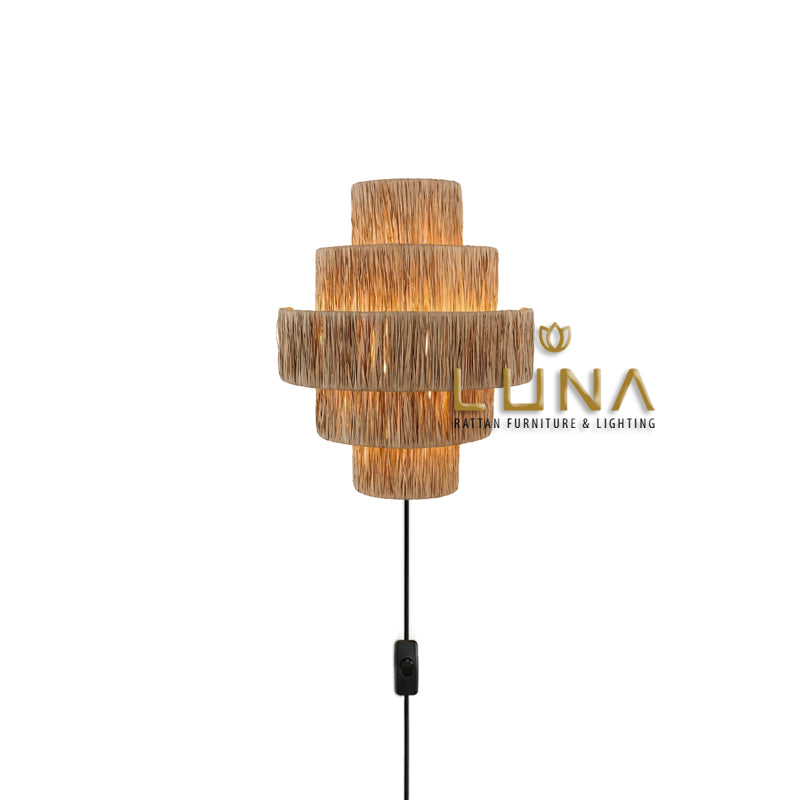 RAE -Raffia Wall Lamp