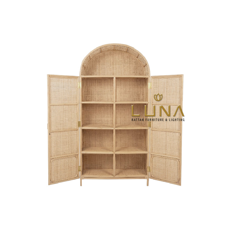 TARA - Rattan Wardrobe Closet