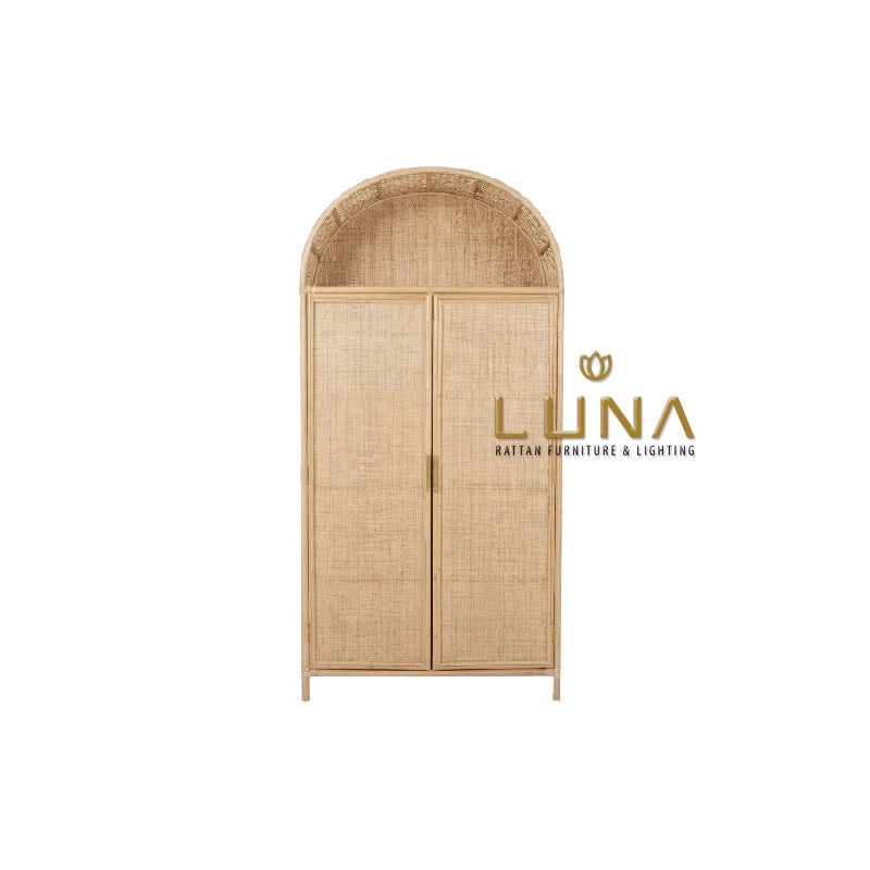 TARA - Rattan Wardrobe Closet