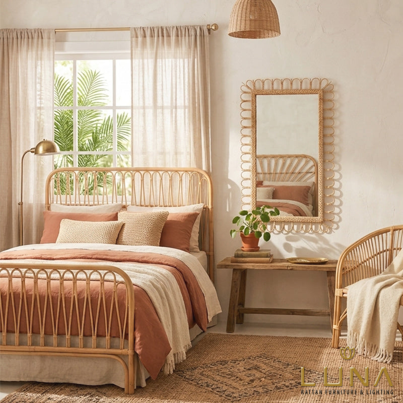 AYU - Rattan Wall Mirror