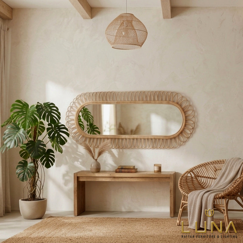 SETIA - Rattan Wall Mirror