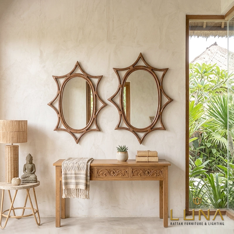 IGNACIA - Rattan Wall Mirror