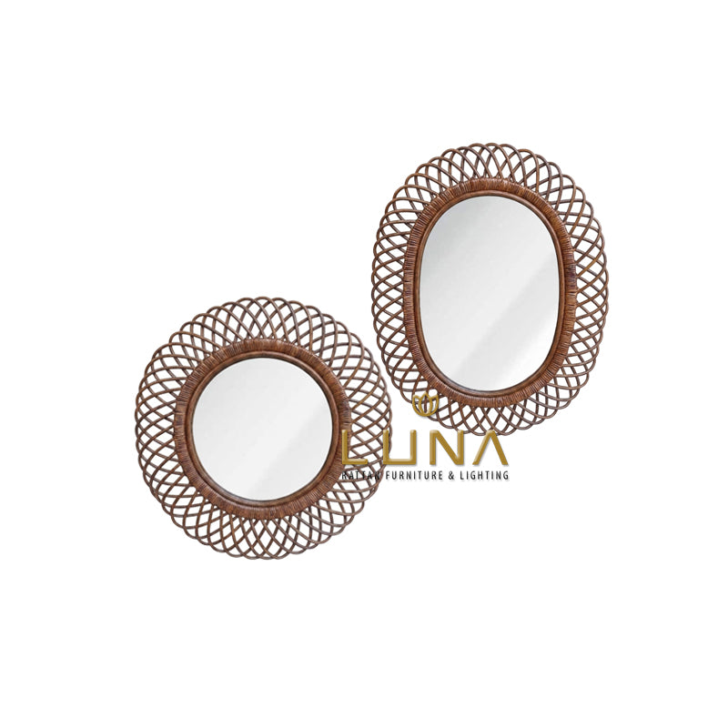 IMOGEN - Rattan Wall Mirror