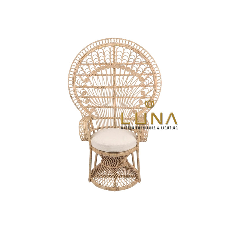 EMMANUELLE - Peacock Rattan Chair