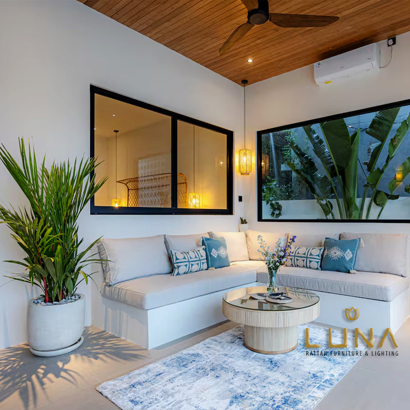 FADIL - Rattan Coffee Table