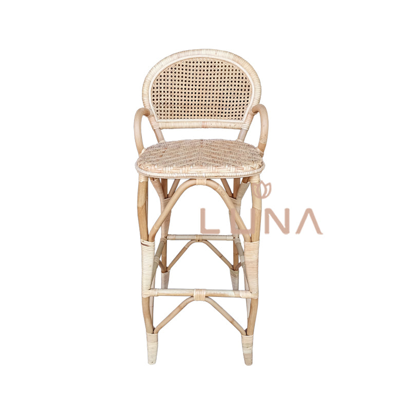 MARTIN - Rattan Bar Stool / Bar Chair