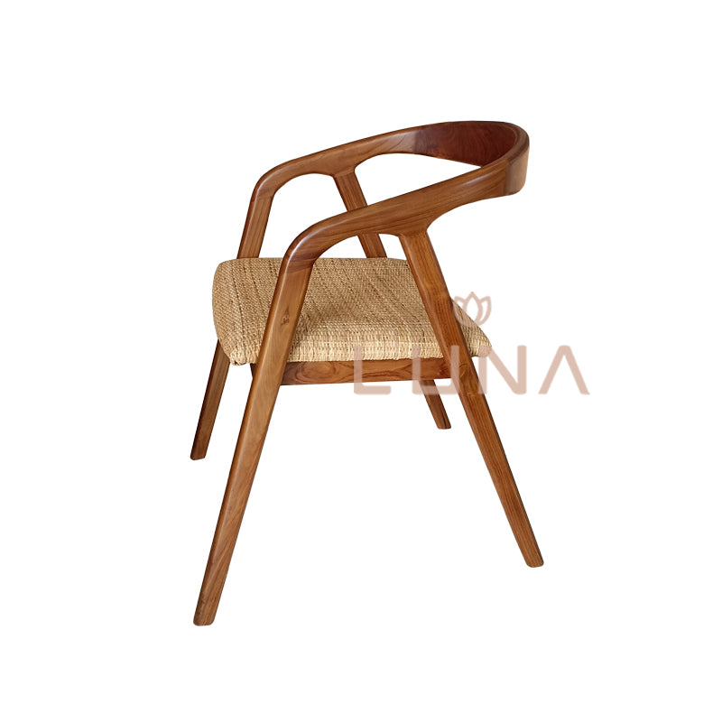 TIKAR KELLY - Teak Wood Arm Chair