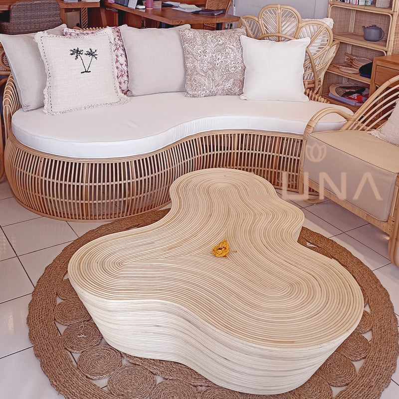 WAVE - Rattan Coffee Table – Luna Bali Furniture