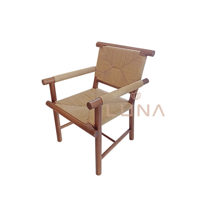 SHENZHEN- Teak Wood Arm Chair