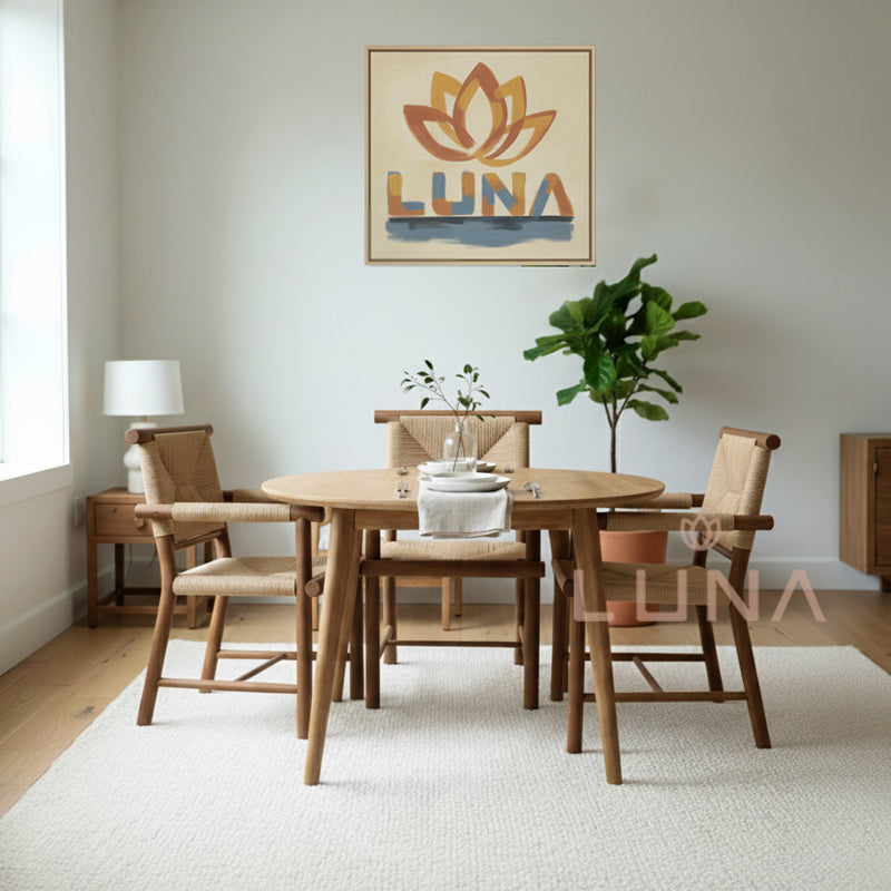 SHENZHEN- Teak Wood Arm Chair