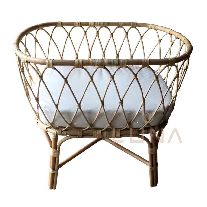 Beatrice Baby Crib Rattan
