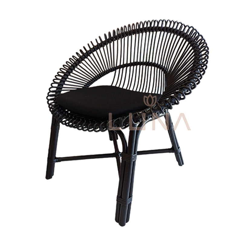 BLACK EGG - Rattan Lounge Chair