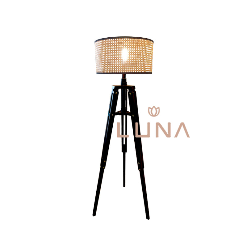 BLACK ROBOT - Floor Lamp teak wood