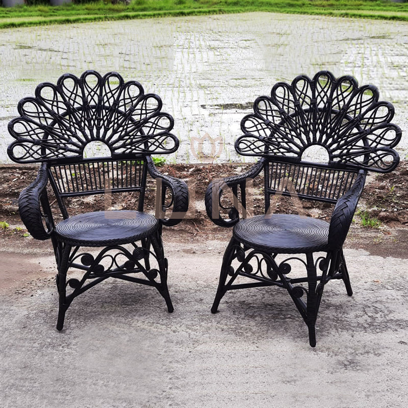 PEACOCK SUN GO KONG - Rattan Armchair