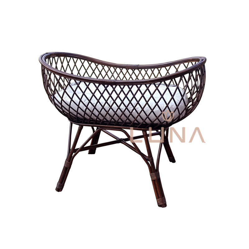 Britney Baby Crib Rattan