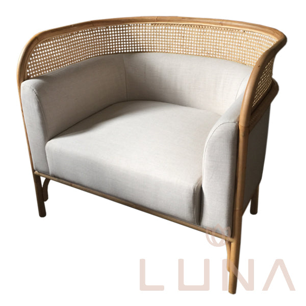 PALMER - Single Sofa Thonet in Velvet Fabrics