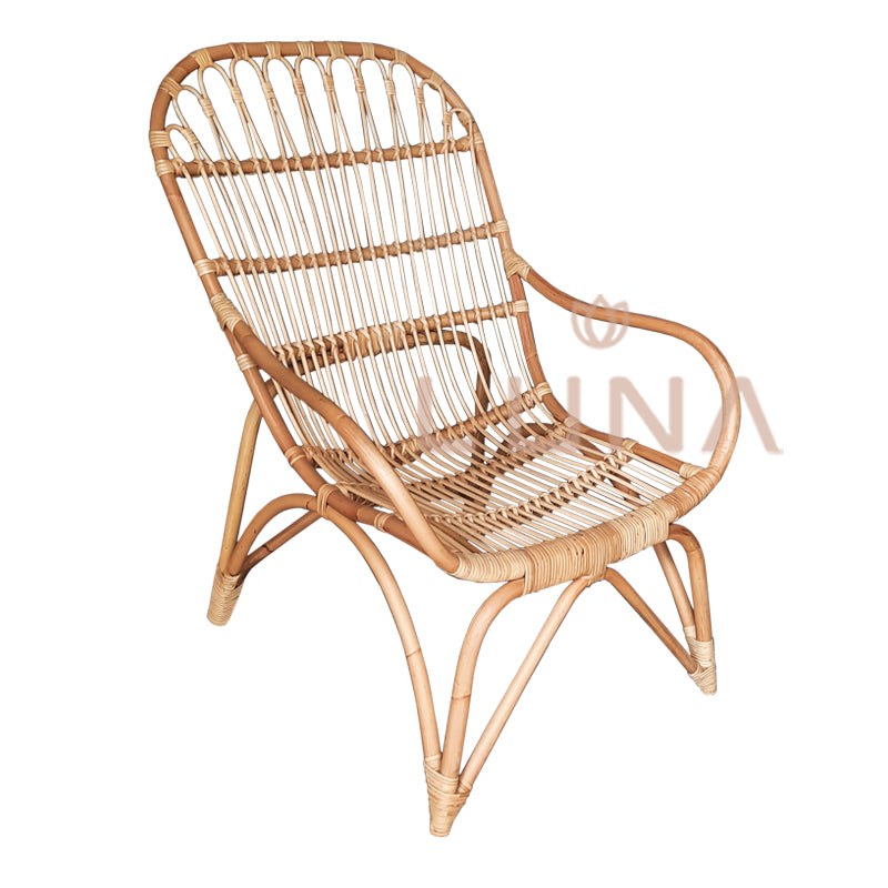 Rattan Lazy chair & Foot Stool