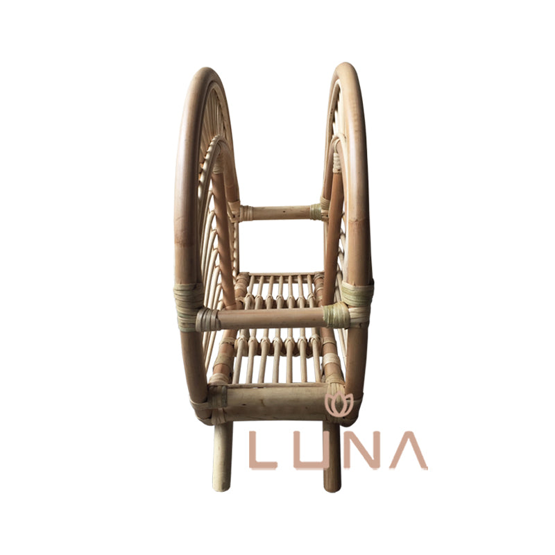 NEWSPAPER HOLDER - Wicker rattan handicraft