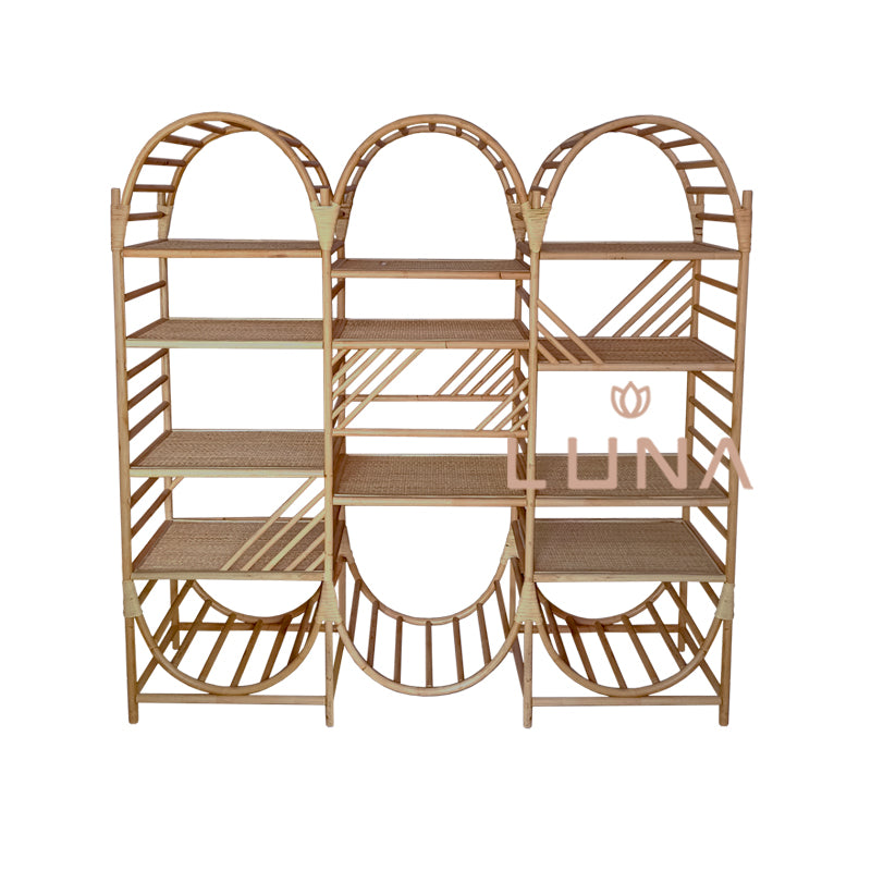 ELINE - Rattan Standing Shelves / Storage Shelves