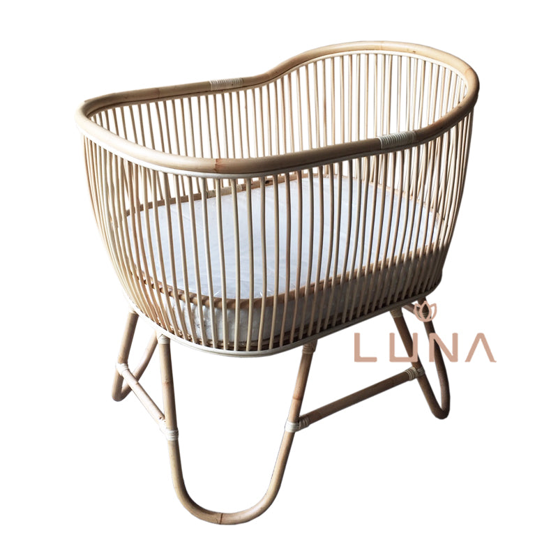 Billie Baby Crib Rattan