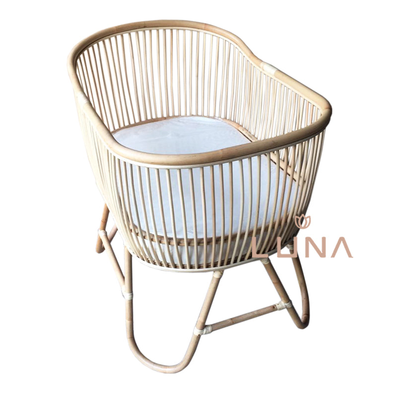 Billie Baby Crib Rattan