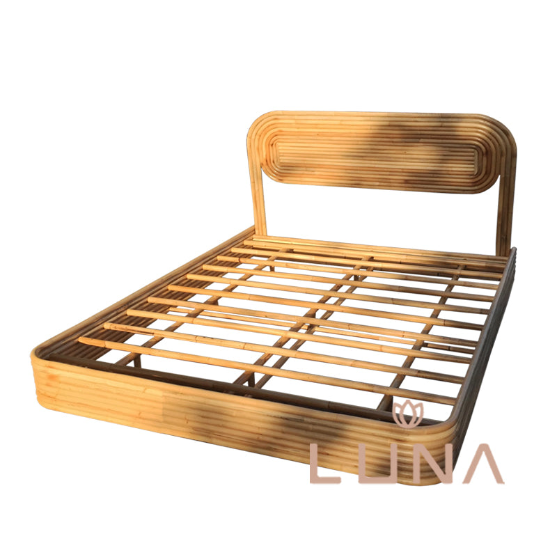 CLAUDIO - Rattan Bed Vintage
