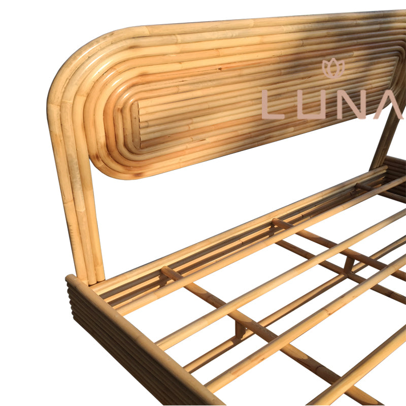 CLAUDIO - Rattan Bed Vintage