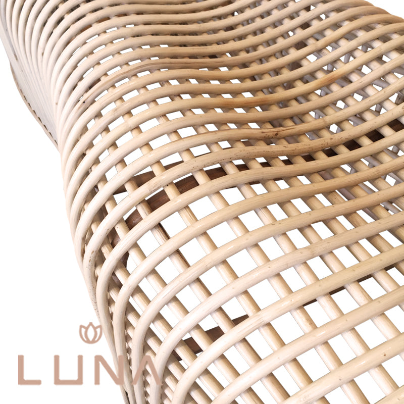 CROCODILE - Rattan Bench