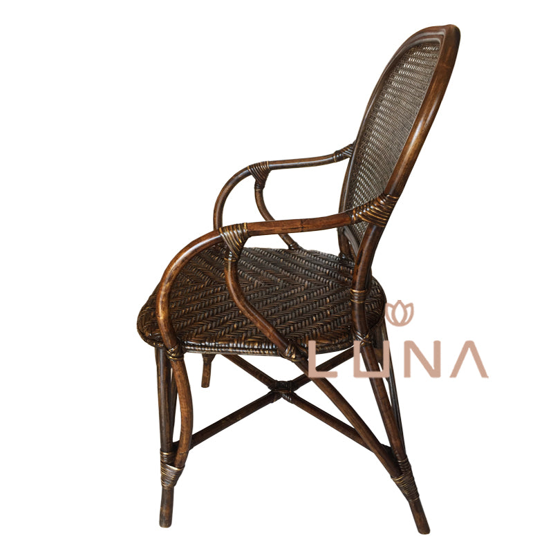 BISTROT B - Rattan Arm Chair
