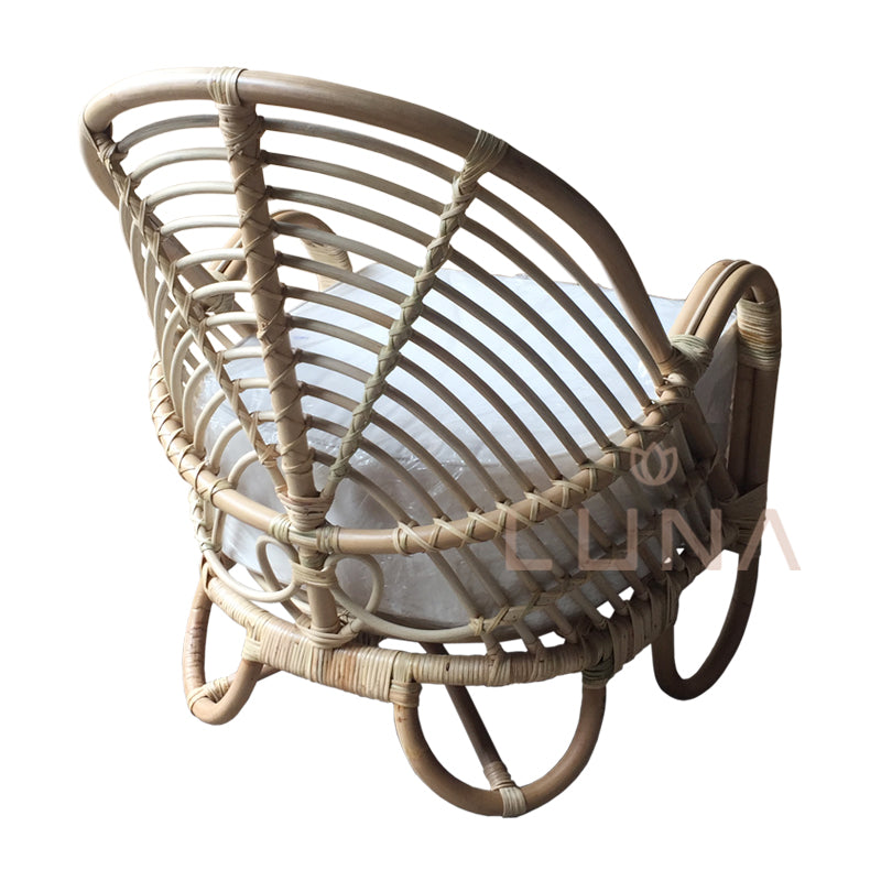 ESPACE - Round Rattan Armchair