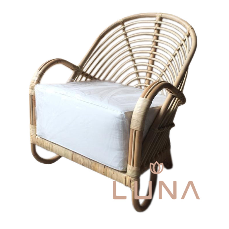 ESPACE - Round Rattan Armchair