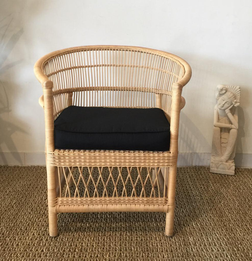 MALAWI - Rattan Arm Chair with Cushion
