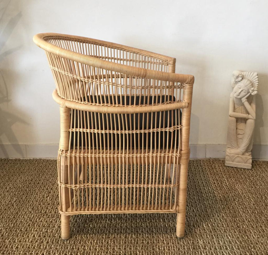 MALAWI - Rattan Arm Chair with Cushion