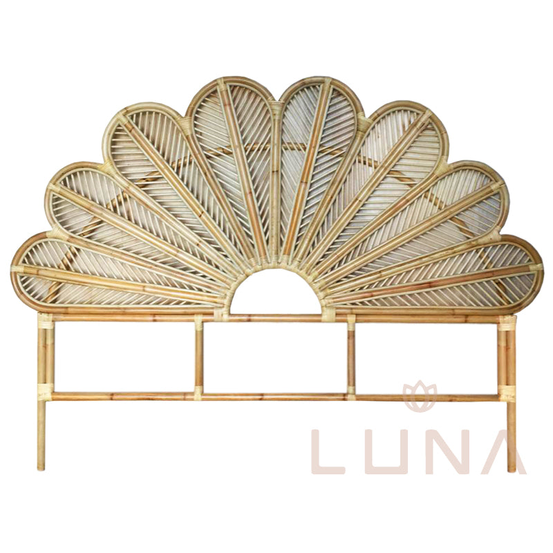 SUNFLOWER - Headboard Frame Rattan