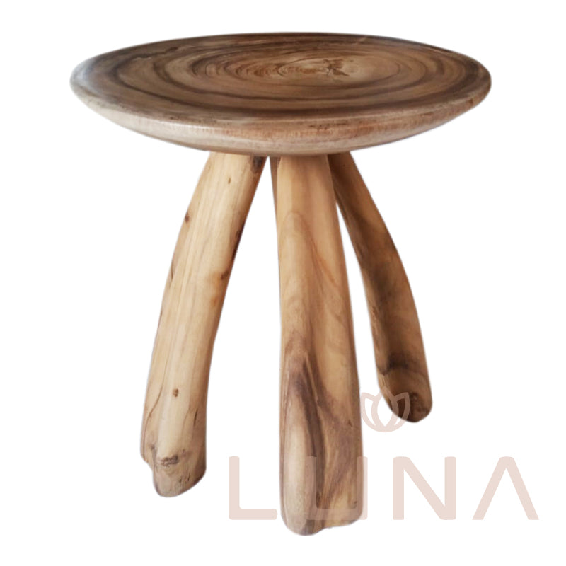 LIME - Natural Suar Wood Side Table