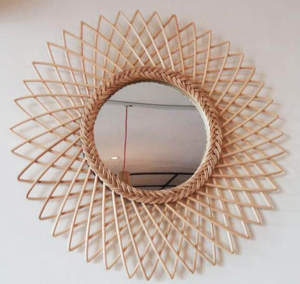 SILANG - Round Rattan Mirror