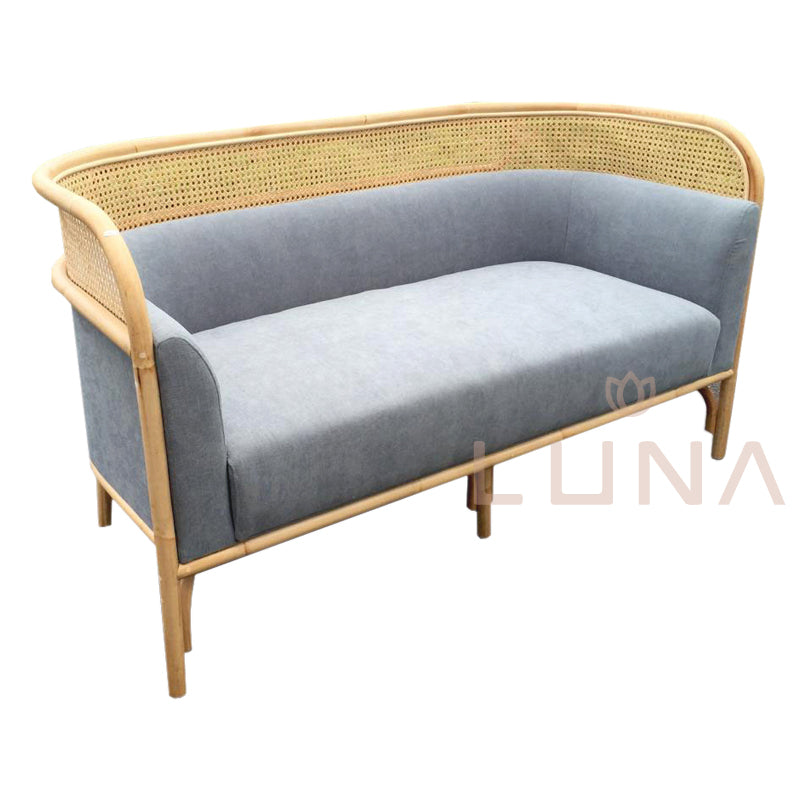 PALMER - 2 Seater Sofa Thonet in velvet fabrics