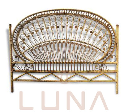 PEACOCK - Rattan Headboard - Bed Board